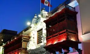 Bicentenario del Perú: Palacio de Torre Tagle se iluminó de rojo y blanco