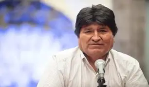 Evo Morales brindó conferencia en encuentro sindical de FENATE Perú