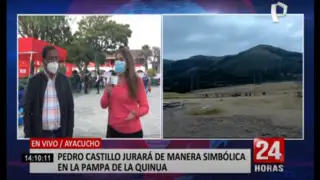 Ronderos de Ayacucho darán seguridad durante juramentación de Castillo en Pampa de la Quinua