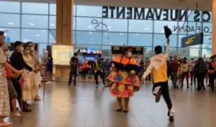 Aeropuerto Jorge Chávez: rinden homenaje por Bicentenario con bailes típicos