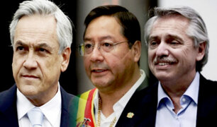 Presidentes de Chile, Argentina y Bolivia participarán en juramentación simbólica