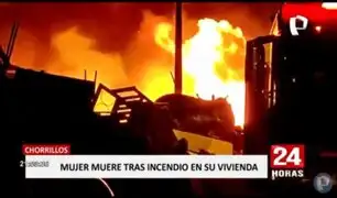 Chorrillos: anciana muere en incendio que consumió su vivienda