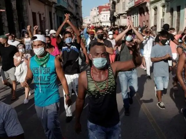Protestas en Cuba: confirman un muerto en manifestaciones a las afueras de La Habana