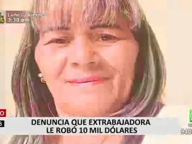 Surco: familia pide a exempleada que les devuelva los US$10 mil que robó