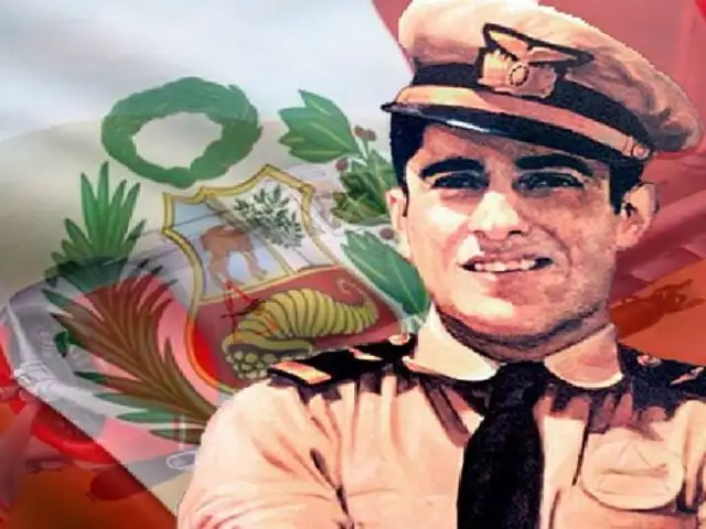 Tributo al héroe de la aviación nacional José Abelardo Quiñones