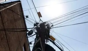 Cableado eléctrico en el Rímac: vecinos piden intervención de Enel tras fuertes descargas