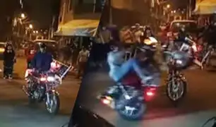 Motociclistas realizan peligrosas maniobras en las calles del Callao