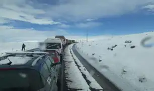 Nevadas alcanzan 10 centímetros de alto y afectan siete provincias en Puno