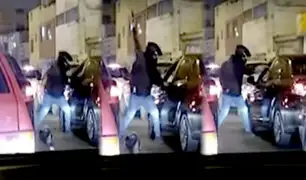 Surco: asaltan a balazos un auto en medio del tráfico en avenida Tomás Marsano