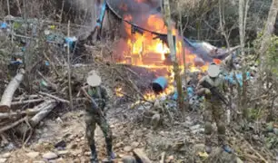 Ayacucho: Fuerzas Armadas y Policía Nacional destruyen catorce pozas de maceración de hoja de coca