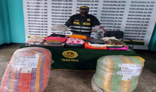 Pucusana: Policía Nacional incautó prendas de vestir de segundo uso