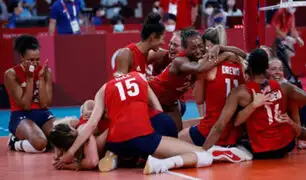 Tokio 2020: EEUU derrotó a Brasil y se coronó campeón olímpico de voleibol femenino