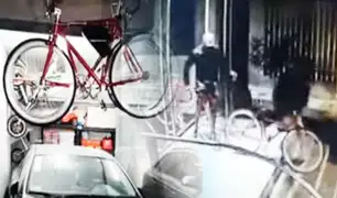 Roban dos bicicletas valorizadas en 6 mil dólares en Miraflores