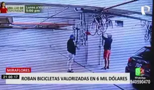 Miraflores: ¿cómo fue ingreso de ladrones a edificio para robar costosas bicicletas?