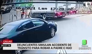Callao: extranjeros intentaron asaltar a padre e hijo con cuento de accidente vehicular