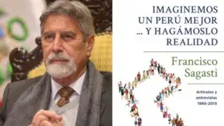 Francisco Sagasti presentó su libro "Imaginemos un Perú mejor... y hagámoslo realidad"