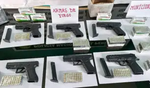 Decomisan armas de fuego y municiones que fueron enviadas como encomienda de Arequipa a Lima