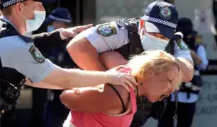 Australia: cientos de detenidos tras violentas protestas contra el confinamiento por Covid-19