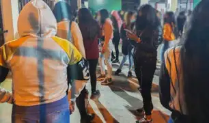 Al menos 1.000 menores de edad fueron intervenidos durante una "fiesta semáforo" en Ate