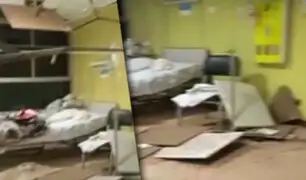 Se desploman baldosas del techo en Hospital Regional de Lambayeque
