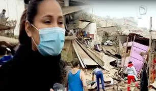 Tras sismo: muro de contención de 3 metros de altura colapsó y destruyó vivienda