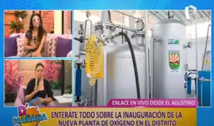 Covid-19: municipio de El Agustino inaugura  planta de oxígeno medicinal