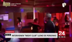 Tarapoto: decenas de mujeres fueron intervenidas en night club