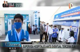 Ayacucho: presidente de Essalud visitó Hospitales Covid-19