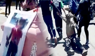 Turba casi lincha a padre de adolescente homicida en Arequipa