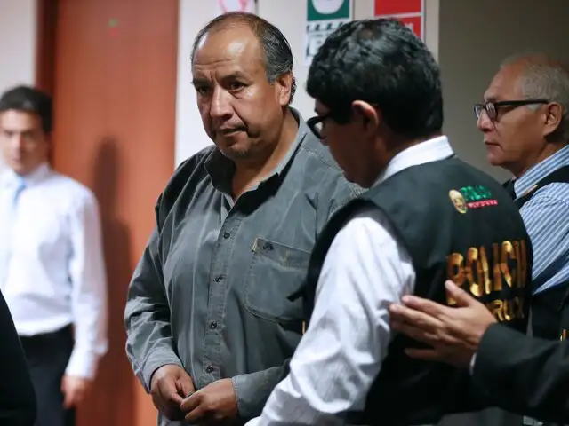 Exgobernador regional de Cusco Jorge Acurio se entrega para cumplir sentencia de 4 años