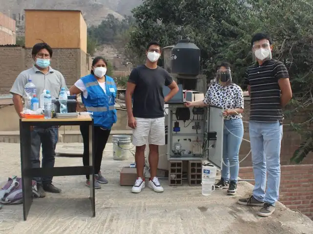 Ingenieros peruanos crean sistema para medir concentración de cloro en agua potable
