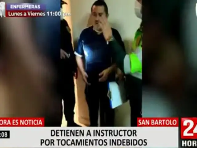 San Bartolo: detienen a instructor policial por tocamientos indebidos contra postulantes