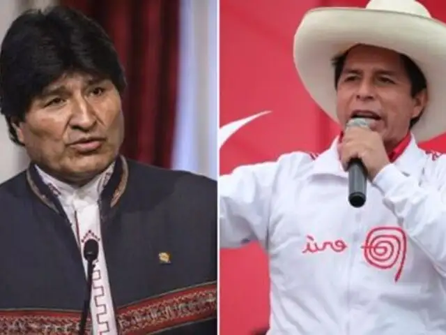 Evo Morales se reunió con presidente Pedro Castillo el miércoles 11 de agosto