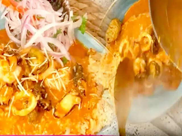Cocina en D’Mañana: aprenda a preparar un tacu tacu en salsa de mariscos
