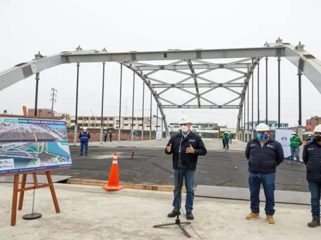 Obras del puente Morales Duárez presentan un avance del 88 por ciento