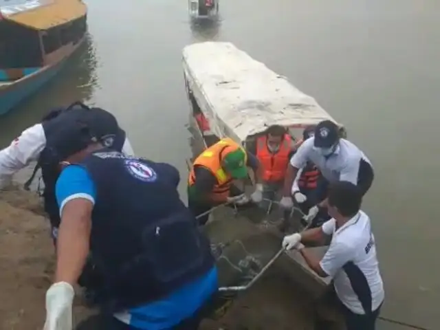 Loreto: subió a 14 personas fallecidas en choque de dos embarcaciones en río Huallaga