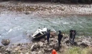 Huánuco: auto cae a abismo y deja tres muertos