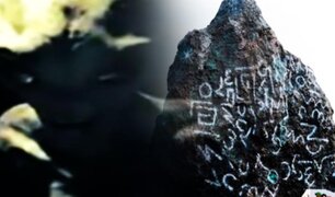 Encuentran supuesto meteorito con extraño mensaje