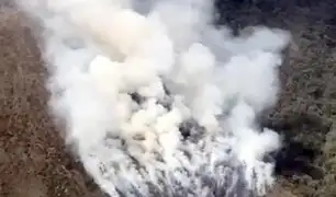 Cusco: incendio forestal en Choquequirao está por cumplir un mes y sigue fuera de control