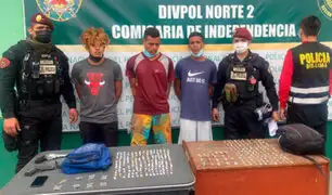 Independencia: capturan a tres extranjeros integrantes de la banda "Los Malditos de Aragua"