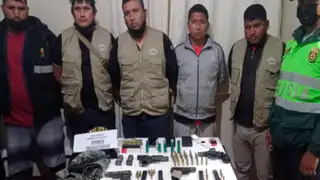 Barranca: capturan sujetos que tenían en su poder armas, municiones e indumentaria policial