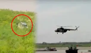 Tres heridos tras aterrizaje forzoso de helicóptero en Ucayali