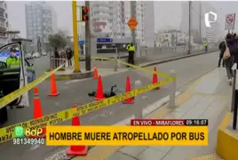 Miraflores: joven que iba en scooter murió atropellado por un bus