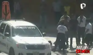 Huancayo: intervienen a taxista que minutos después protagoniza pelea en plena vía pública