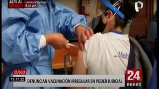 Cusco: denuncian que hijos de trabajadores del PJ se vacunaron irregularmente