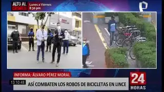 Serenazgo de Lince combate constantes robos de bicicletas