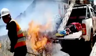 Cusco: gerente municipal fallece en incendio forestal al resbalar a abismo de 120 metros