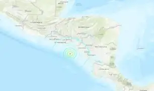 Nicaragua: Sismo de 6.5 grados se registró frente a la costa oeste
