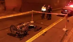 SJM: motociclista muere tras chocar con muro de puente Alipio Ponce