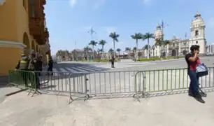 Plaza Mayor: comerciantes piden a Pedro Castillo que se retiren rejas que mantienen cerradas calles